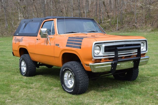 1975 plymouth trailduster factory 440 not blazer not bronco 1975 Plymouth Other Pickups