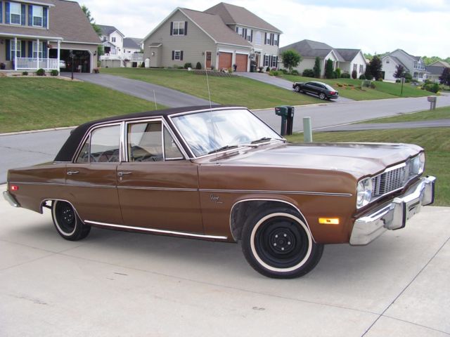 1975 Plymouth Valiant Custom 318 V8 57k Actual Original Miles Great Car w/Video 1975 Plymouth Other
