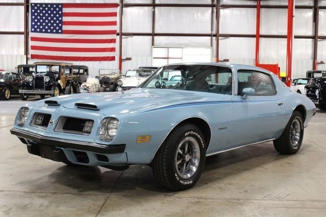 1975 Pontiac Firebird 77881 Miles Arctic Blue Coupe 400 V8 TH350 3-Speed Automa 1975 Pontiac Firebird --