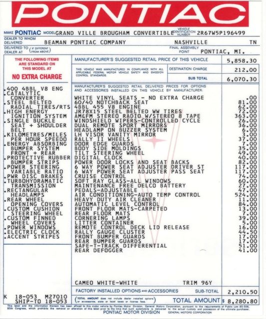 1975 Pontiac Grand Ville Brougham - photo 6