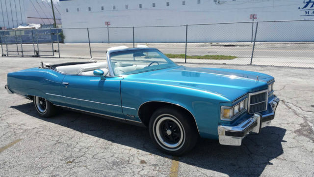 1975 Pontiac Grandville Brougham, Convertible, 2 Doors, Martinique Blue. 1975 Pontiac Other