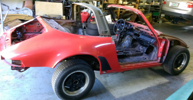 1975 Porsche 911 Carrera Targa rolling chassis project Chocolate Brown 1975 Porsche 911 targa