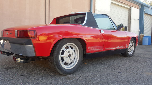 1975 Porsche 914, 1.7-liter dual Webers, Mahle wheels, chrome bumper 1975 Porsche 914