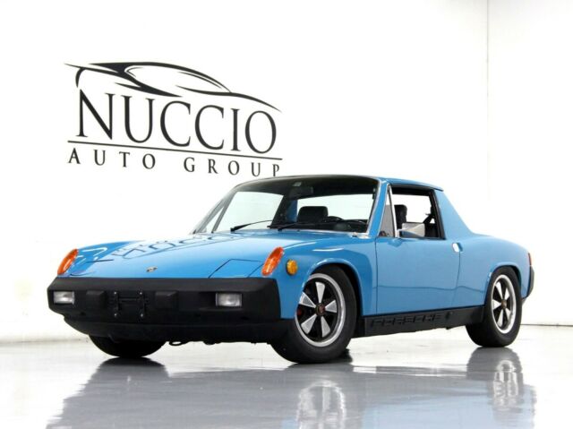 1975 PORSCHE 914!! LOW MILES!! FRESH NEW PAINT!! COAST BLUE/ BLUE W/ RED PLAID!! 1975 Porsche 914