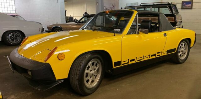 1975 Porsche 914 Targa -5 Speed - Summer Yellow 1975 Porsche 914 Targa
