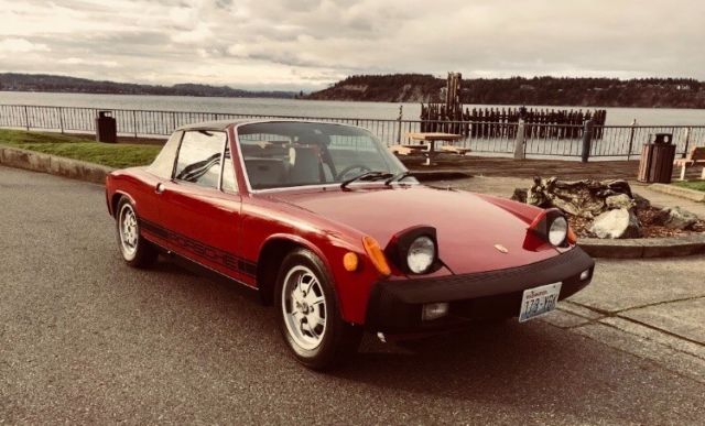 1975 PORSCHE 914 TARGA TOP 1.8L ENGINE 5-SPEED GUARD RED/INDIAN RED.911 912 944 1975 Porsche 914 Targa