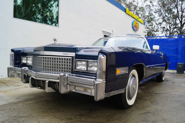 1975 Cadillac Eldorado CONVERTIBLE WITH BELIEVED TO BE 28K ORIGINAL MILES
