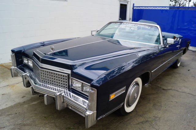 1975 Cadillac Eldorado CONVERTIBLE WITH BELIEVED TO BE 28K ORIGINAL MILES - photo 4