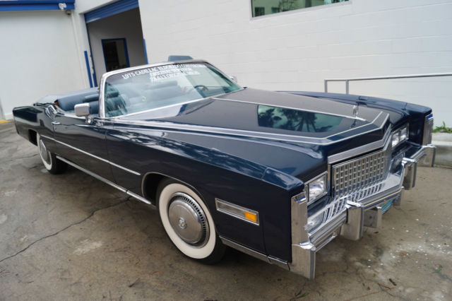 1975 Cadillac Eldorado CONVERTIBLE WITH BELIEVED TO BE 28K ORIGINAL MILES - photo 5