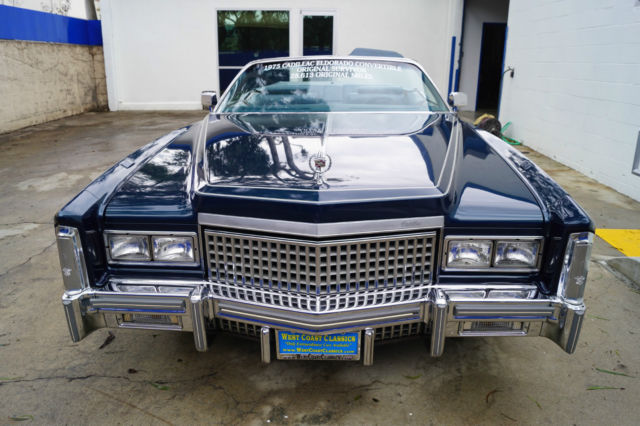 1975 Cadillac Eldorado CONVERTIBLE WITH BELIEVED TO BE 28K ORIGINAL MILES - photo 7