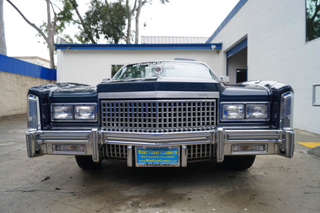 1975 Cadillac Eldorado CONVERTIBLE WITH BELIEVED TO BE 28K ORIGINAL MILES - photo 8