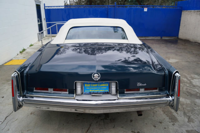 1975 Cadillac Eldorado CONVERTIBLE WITH BELIEVED TO BE 28K ORIGINAL MILES - photo 9