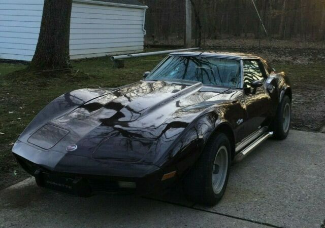 1975 Stingray 4 speed, Barn Find, PS, PB, PW, Tilt, T-Tops, AC, No Reserve. 1975 Chevrolet Corvette Leather