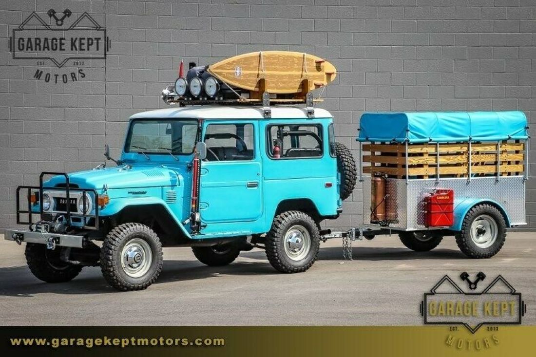 1975 Toyota FJ40 Blue SUV 4.2L I6 94194 Miles 1975 Toyota FJ Cruiser