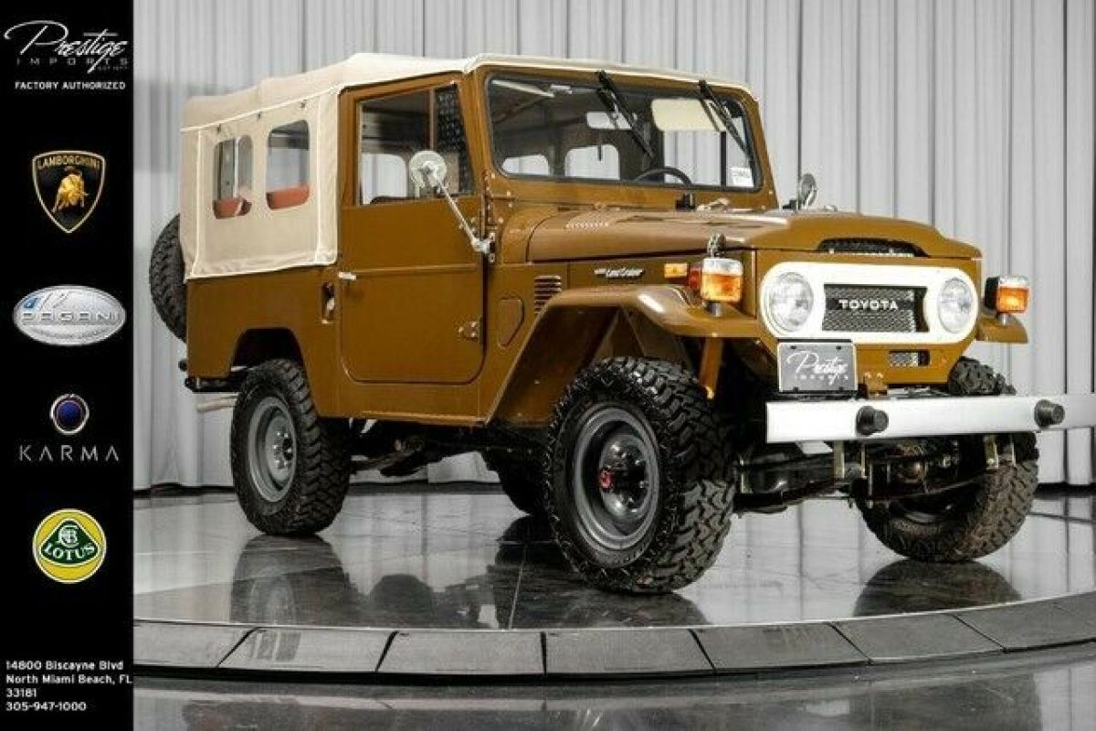 1975 Toyota FJ43 SOFT TOP SUV Manual Bronze 1975 Toyota FJ43 SOFT TOP