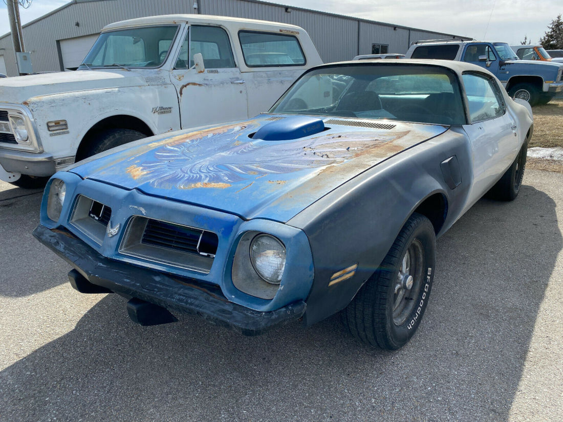 1975 Pontiac Trans Am V8, 4 Spd, PHS, AC, PW, PL, Silver Ext, Blk Int - photo 3