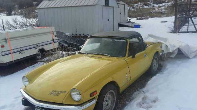 1975 TRIUMPH SPIFIRE 1500 CONVERTIBLE 1975 Triumph Spitfire CONVERTIBLE