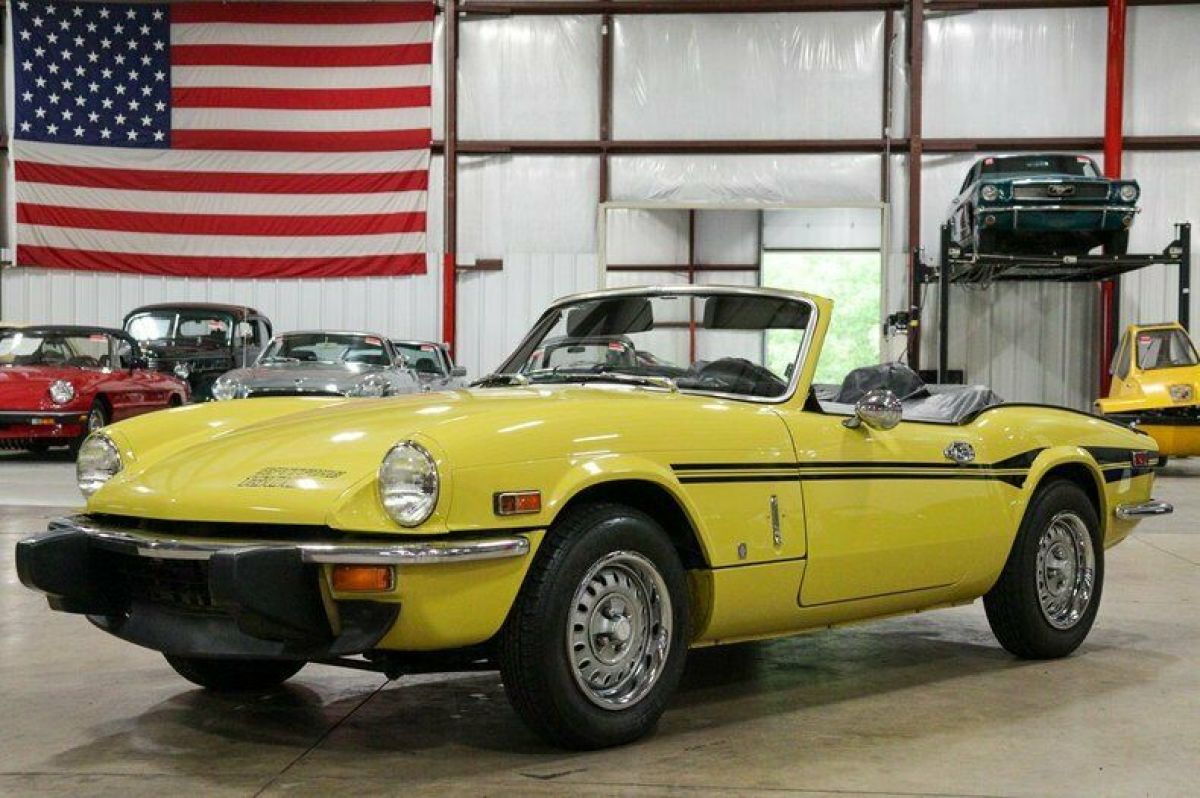 1975 Triumph Spitfire 21761 Miles Yellow Convertible 1500cc I4 Manual 1975 Triumph Spitfire