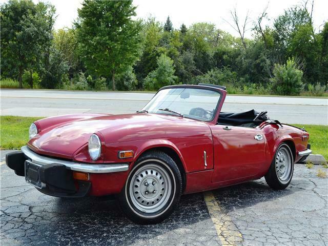 1975 Triumph Spitfire 72,769 Miles runs well 4sp fun project hard top too! 1975 Triumph Spitfire --