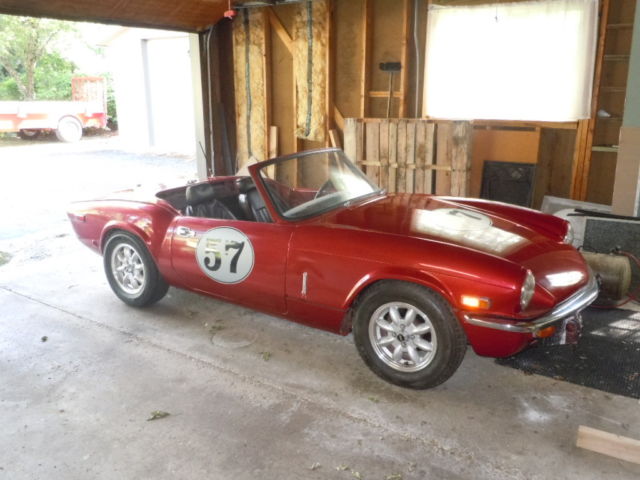 1975 Triumph Spitfire conv. ...new engine, weber, top....Rust free 1975 Triumph Spitfire