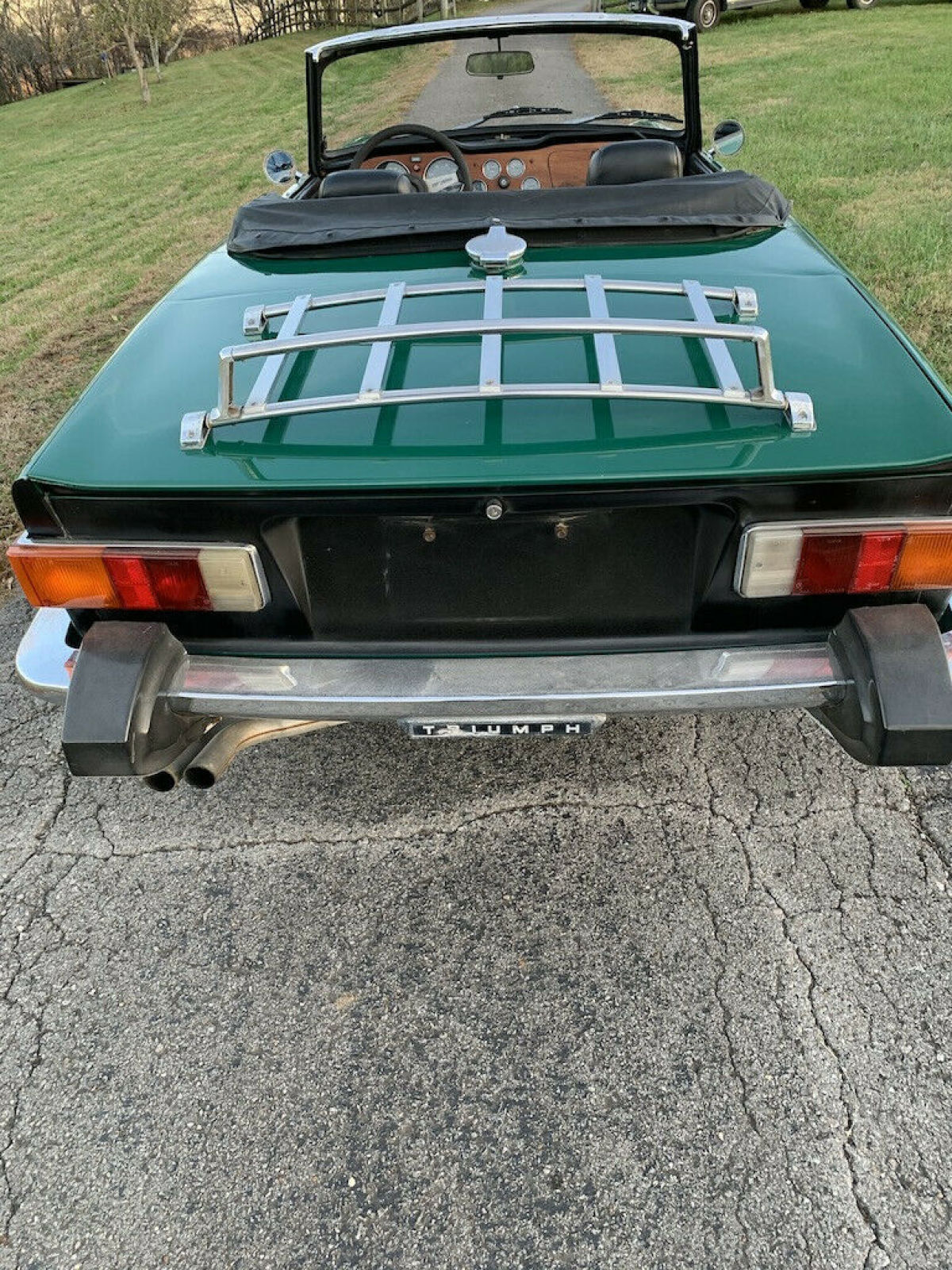 1975 Triumph TR 6 British racing green - photo 13