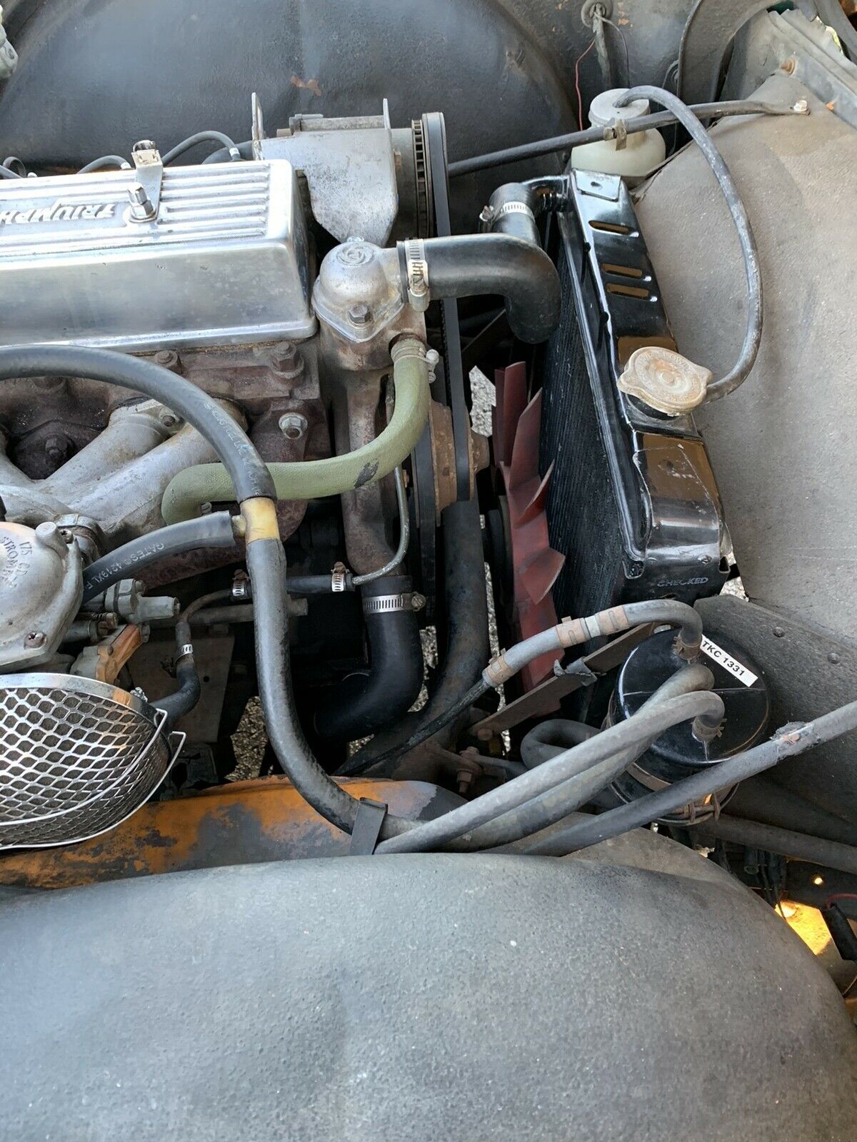 1975 Triumph TR 6 British racing green - photo 9