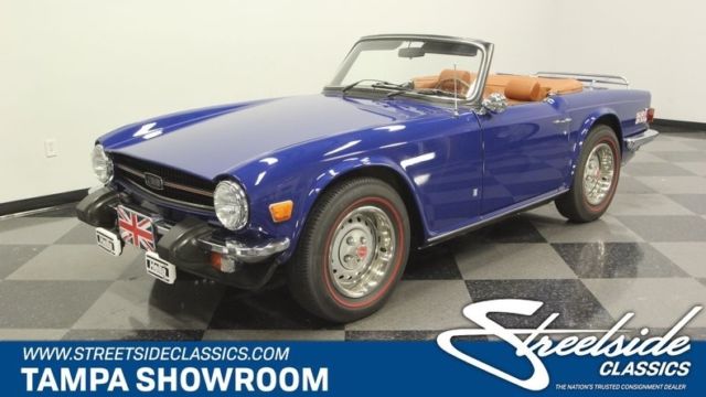 1975 Triumph TR6 Convertible 152 c.i. inline 6 cyl. 4 Speed Manual Classic Vint 1975 Triumph TR-6 --