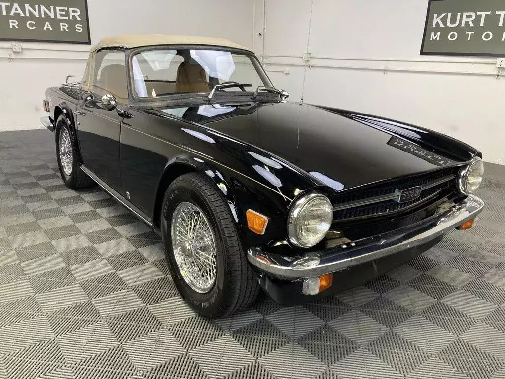 1975 TRIUMPH TR6 CONVERTIBLE. FULLY OPTIONED CAR! OVERDRIVE, WEBERS, HARD TOP. 1975 Triumph TR-6 1975 TRIUMPH TR6 CONVERTIBLE. FULLY OPTIONED CAR!