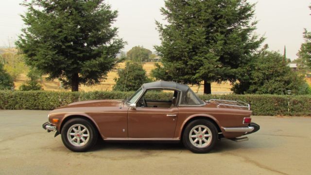 1975 Triumph TR6 Only 1 Owner, Matching #'s, Zero Rust Ever Only 57K Orig Miles! 1975 Triumph TR-6 Roadster