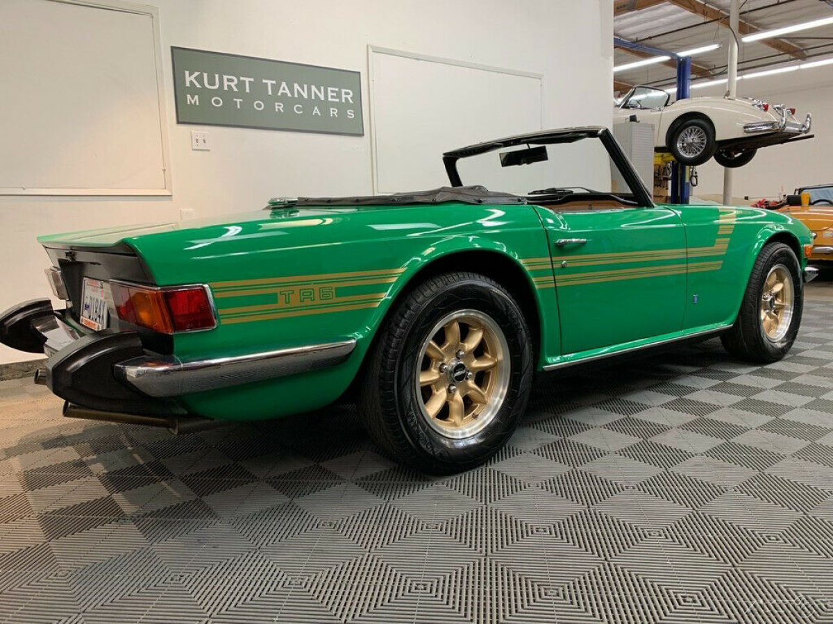 1975 Triumph TR-6 1975 TRIUMPH TR-6. 4-SPEED WITH OVERDRIVE, PANASPORT ALLOYS. - photo 10