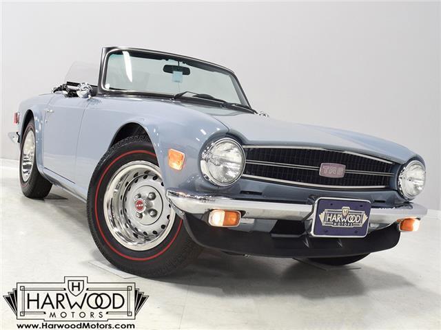 1975 Triumph TR6 Roadster 62771 Miles Rotterdam Blue Convertible 2.5 liter inlin 1975 Triumph TR-6 Roadster