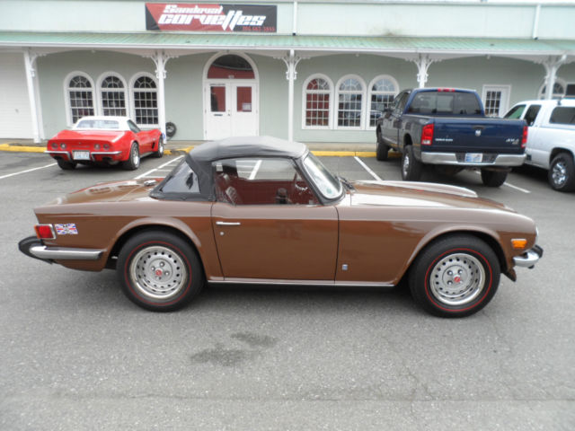 1975 Triumph TR6 Roadster Local One Family Owner 1 Repaint 1975 Triumph TR-6 TR6