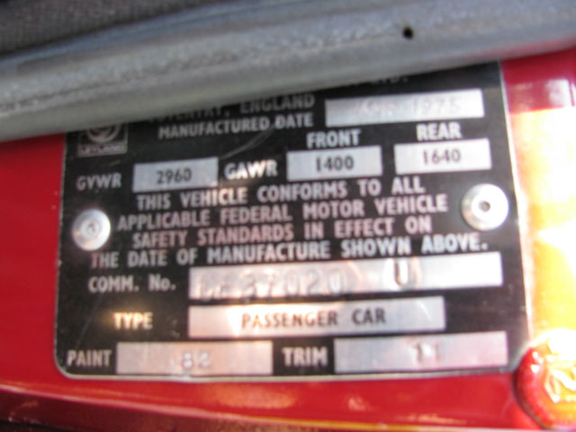 1975 Triumph TR-6 - photo 12