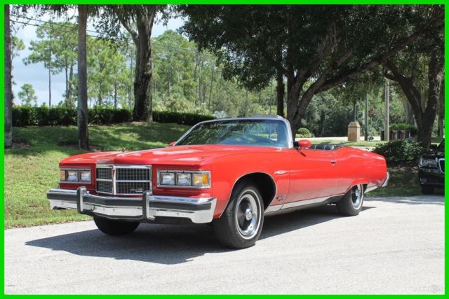 1975 Used Automatic RWD Pontiac Grandville Low Miles original Big Block 1975 Pontiac Grandville Convertible 15,000 Actual Miles
