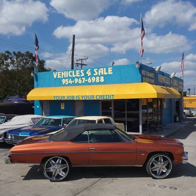 1975' CHEVY CAPRICE CONVERTIBLE,POWER TOP WITH GLASS,74,021 MILES,CLEAN TITLE,AC 1975 Chevrolet Caprice CAPRICE CONVERTIBLE CLASSIC