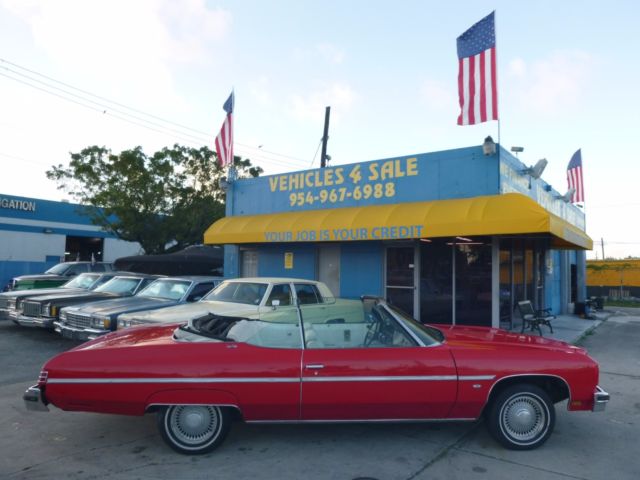 1975' CHEVY CAPRICE CONVERTIBLE,POWER TOP,WINDOWS,LOCKS,SEAT,DEFROST,CRUISE,TILT 1975 Chevrolet Caprice Classic Convertible