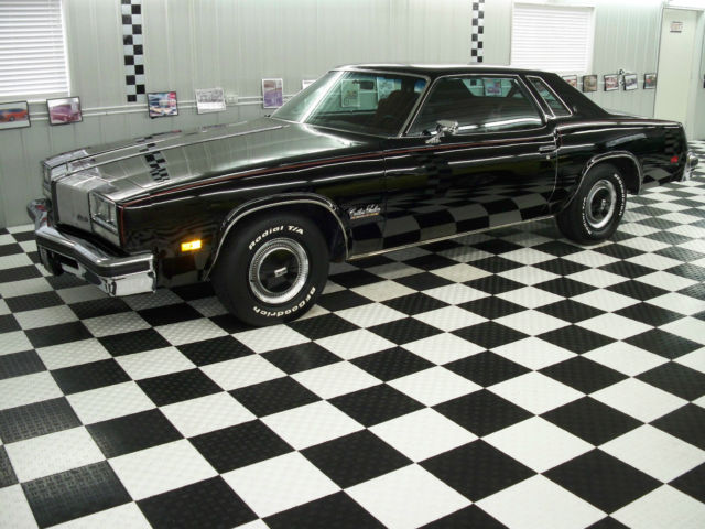 1976 455 OLDSMOBILE CUTLASS SALON "HEAVILY OPTIONED" BLACK/RED LOW MILES RARE!!! 1976 Oldsmobile Cutlass SALON