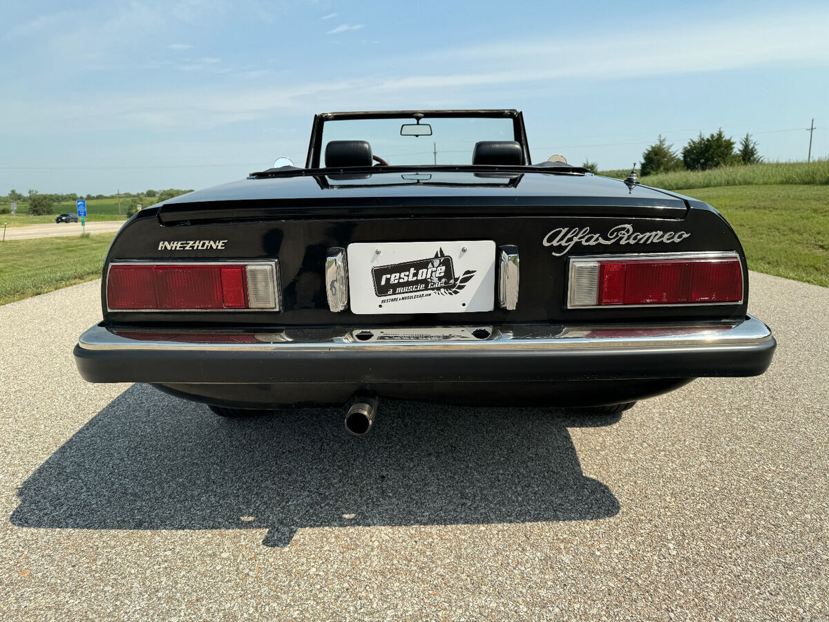 1976 Alfa Romeo Spider Iniezione, 2000cc, 5spd, Black, Runs & Drives Well - photo 10