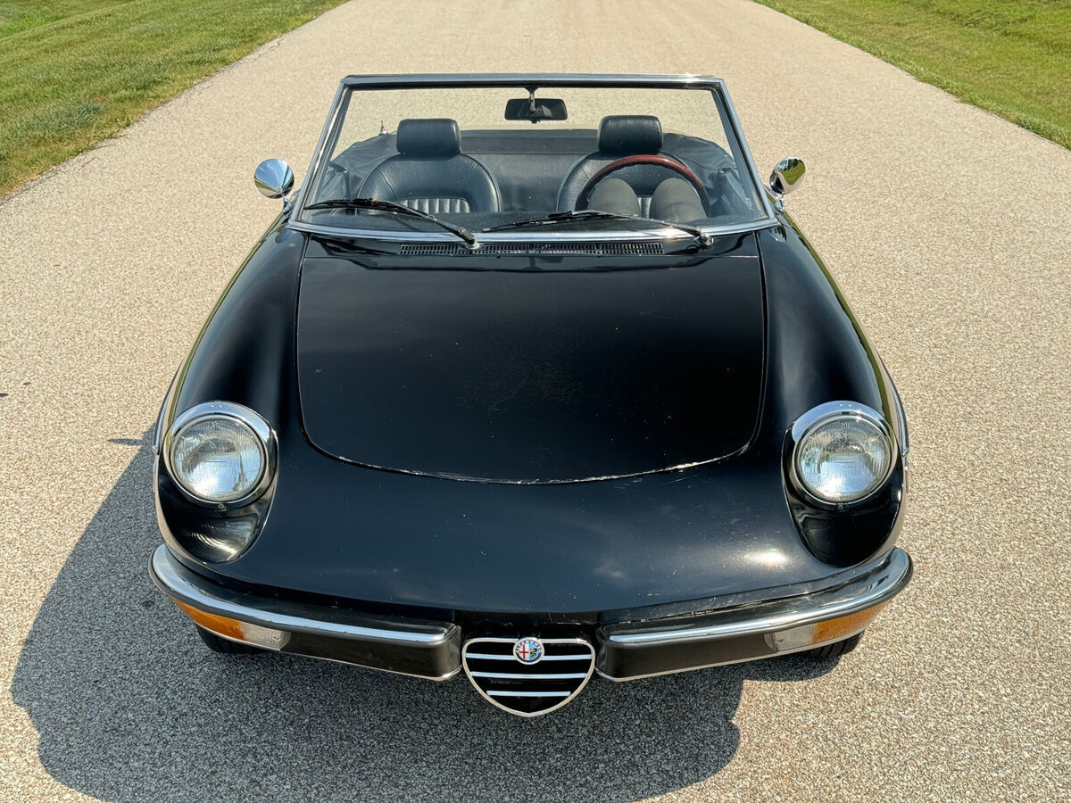 1976 Alfa Romeo Spider Iniezione, 2000cc, 5spd, Black, Runs & Drives Well - photo 3