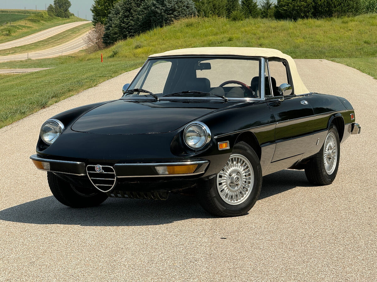 1976 Alfa Romeo Spider Iniezione, 2000cc, 5spd, Black, Runs & Drives Well - photo 5