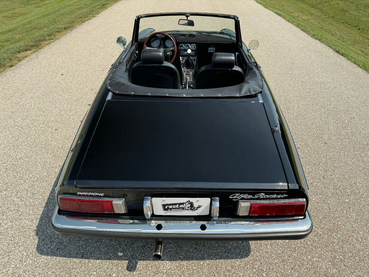 1976 Alfa Romeo Spider Iniezione, 2000cc, 5spd, Black, Runs & Drives Well - photo 8