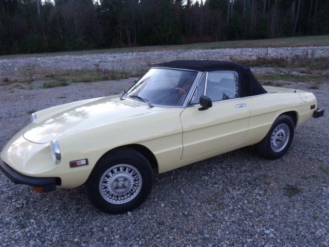 1976 Alfa Romeo Spyder 1976 Alfa Romeo Spider Convertible