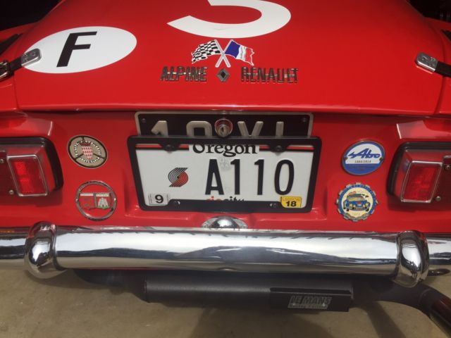 1976 Renault ALPINE A110 BERLINETTE BERLINETTE - photo 10