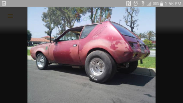 1976 AMC GREMLIN PRO STREET MUSCLE CAR , CALIFORNIA HOT ROD 350 SBC 1975 1974 1976 AMC Gremlin