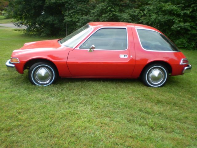 1976 AMC PACER D/L RUST FREE AC POWER STEERING POWER BRAKES SUPER CLEAN RED 1976 AMC Pacer D/L