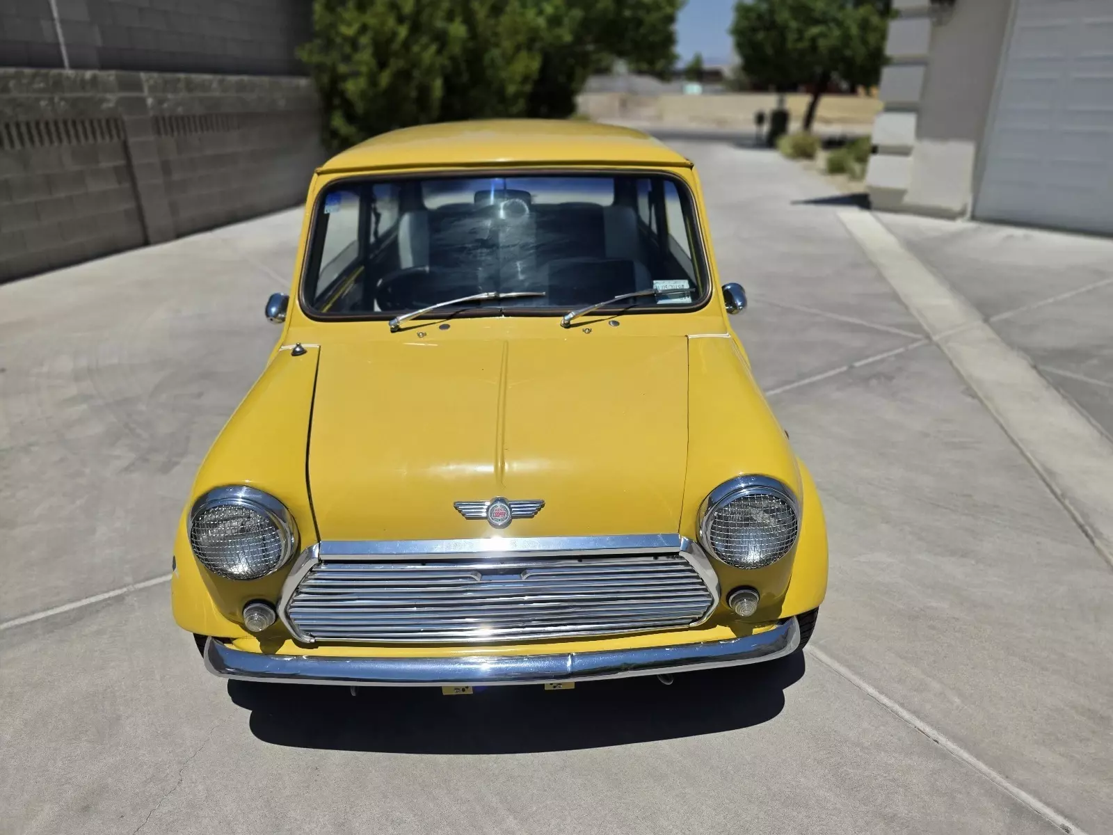 1976 Austin Mini Coupe Yellow 1976 Austin Mini