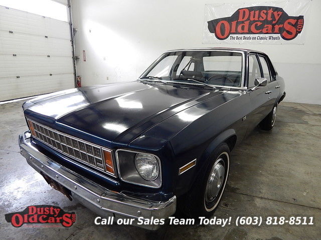 1976 Blue Runs Drives Brakes Steers Great Entry Classic! 1976 Chevrolet Nova Runs Drives Brakes Steers Great Entry Classic