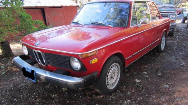 1976 BMW 2002, California car, factory sun roof, a/c, 5spd., 99% rust free 1976 BMW 2002