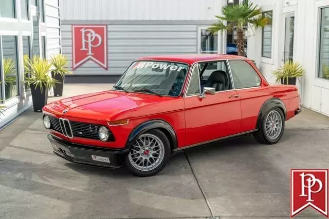 1976 BMW 2002 E30 M3 Conversion 74059 Miles Red 1976 BMW 2002 E30 M3 Conversion