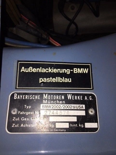 1976 BMW 2002 navy blue - photo 10